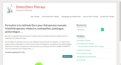 Desktop Screenshot of dorn-therapy.fr